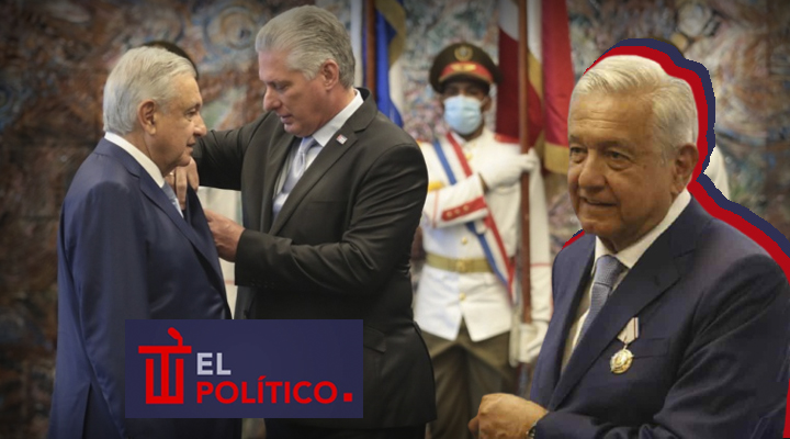 AMLO recibe condecoraciones en Cuba, Guatemala y Honduras