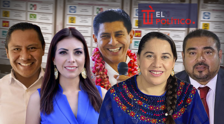 quiénes son los candidatos ala gubernatura de Oaxaca
