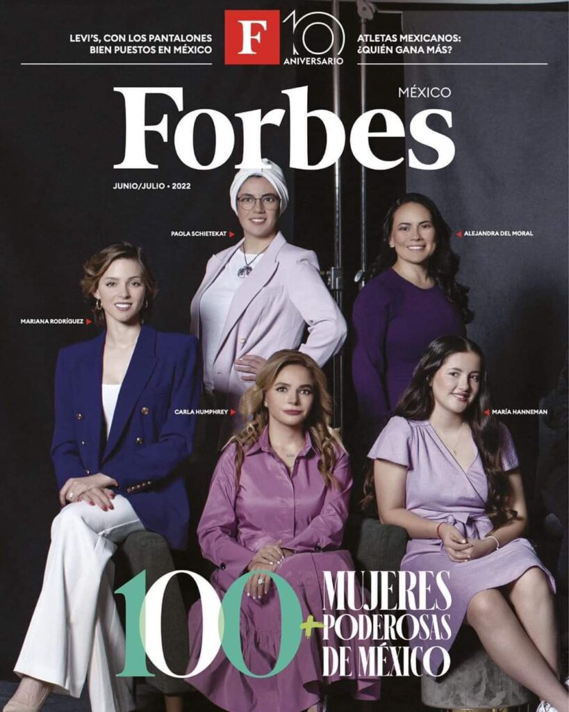 Alejandra del Moral en la revista Forbes