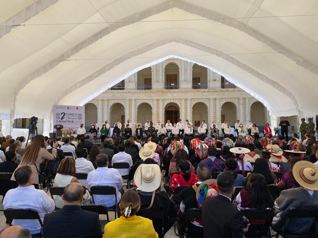 Hector Sanchez, presente en Asamblea Conatrib en Chiapas