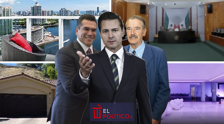 Las lujosas residencias de los politicos mexicanos