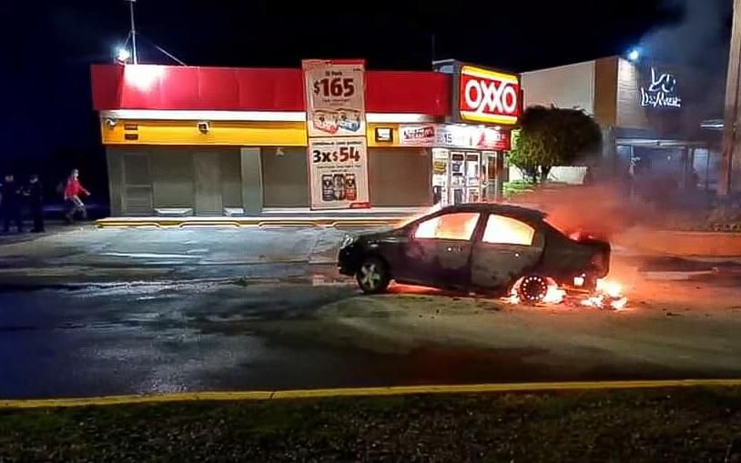Asi respondieron Sinhue y Alfaro tras quema de vehiculos en Guanajuato y Jalisco