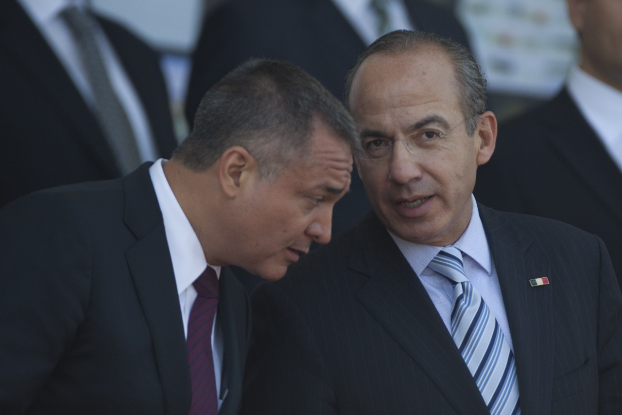 Genaro García Luna y Felipe Calderón