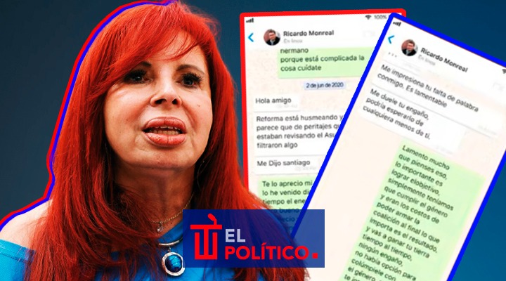 Layda Sansores puede ir a prisión por filtrar chats entre Alito y Monreal