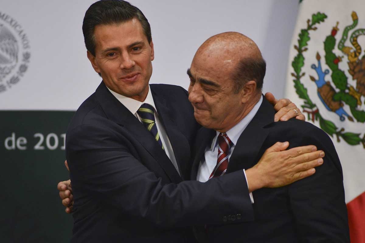 Murillo Karam y Enrique Peña Nieto