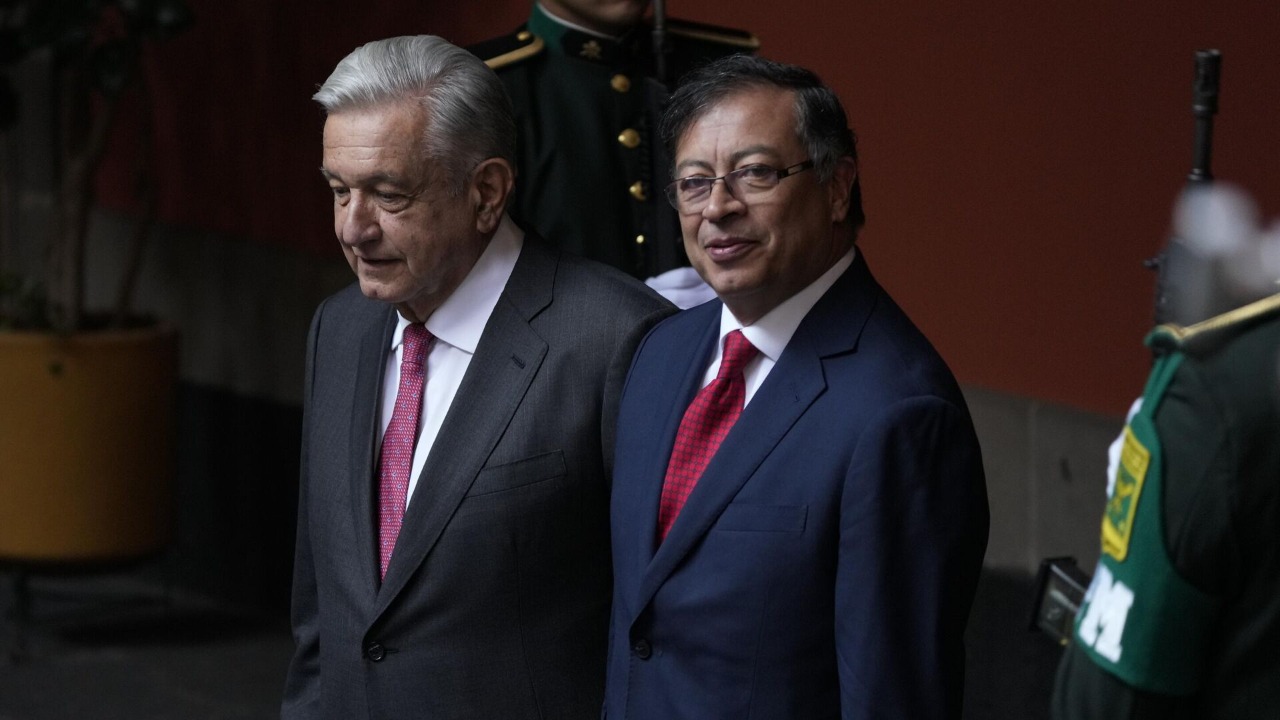 Primera reunión entre presidentes de Colombia y México
