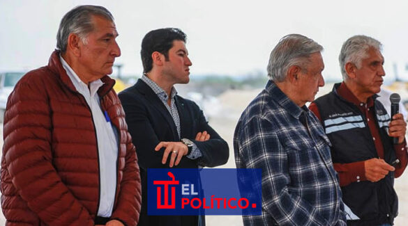 AMLO y Adán Augusto supervisan obras de El Cuchillo II