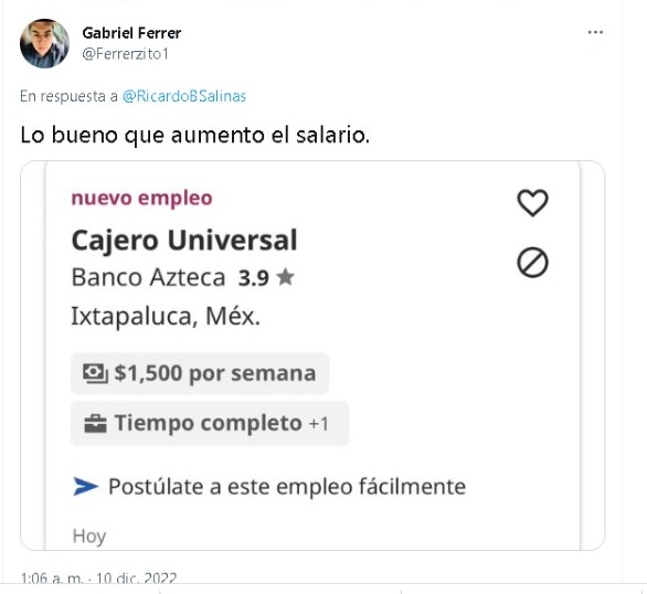 Critican a Salinas Pliego por salarios bajos