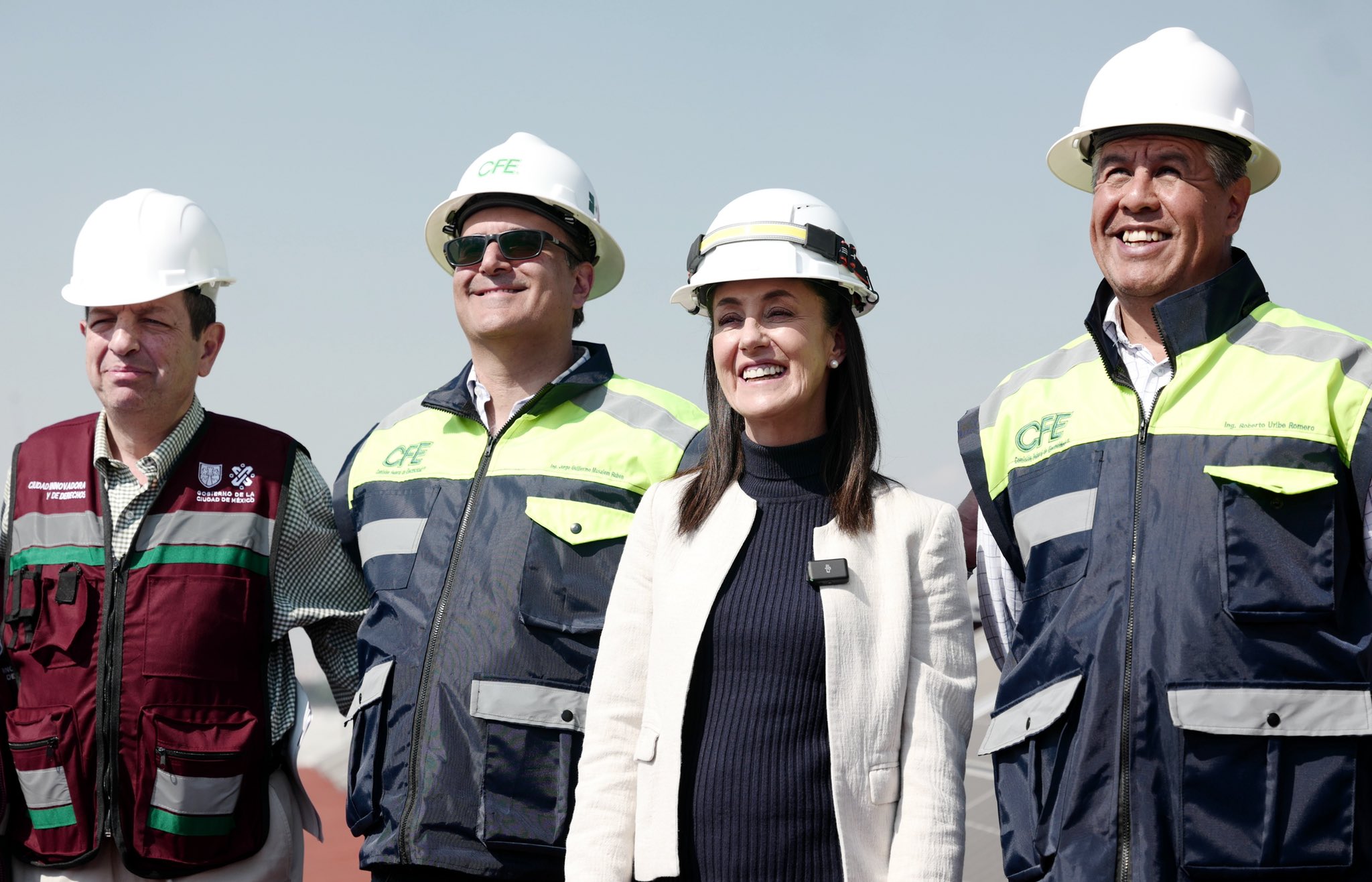 Sheinbaum visita Planta Fotovoltaica de la Central de Abasto