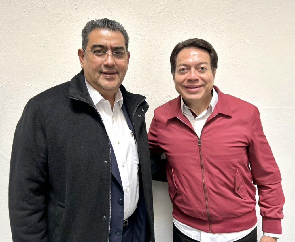 Sergio Salomón y Mario Delgado
