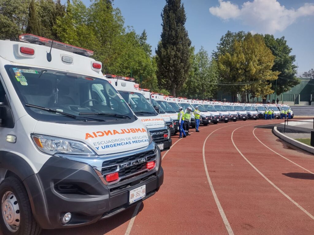 Nuevas ambulancias en CDMX