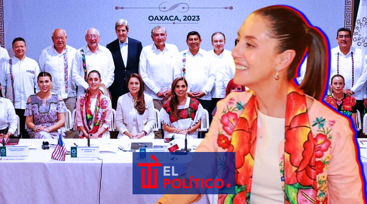 Claudia Sheinbaum asiste a reunión de Conago en Oaxaca