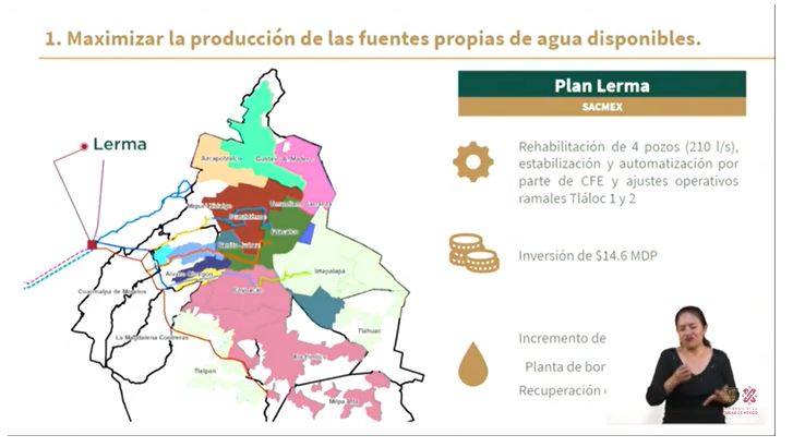 Sheinbaum escasez de agua en CDMX