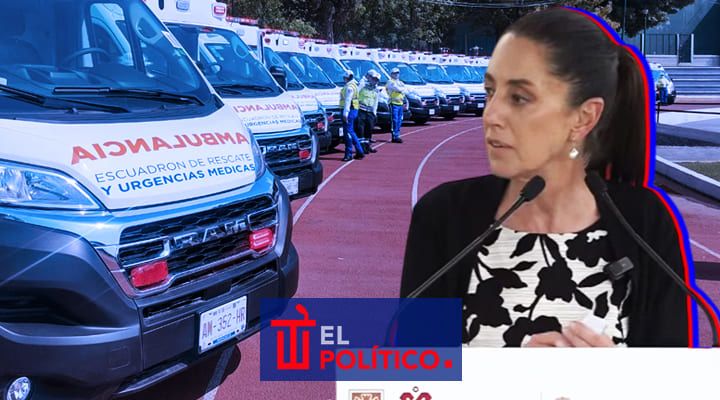 Sheinbaum entrega ambulancias nuevas