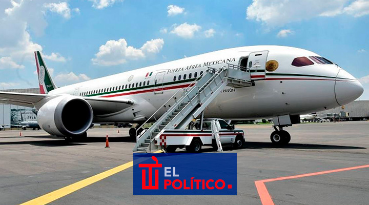 Avión presidencial abandona México; se dirige a Tayikistán