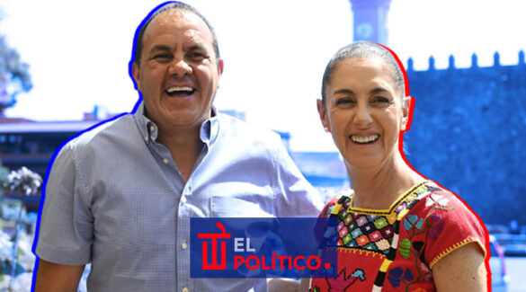 Claudia Sheinbaum se reúne con Cuauhtémoc Blanco en Morelos