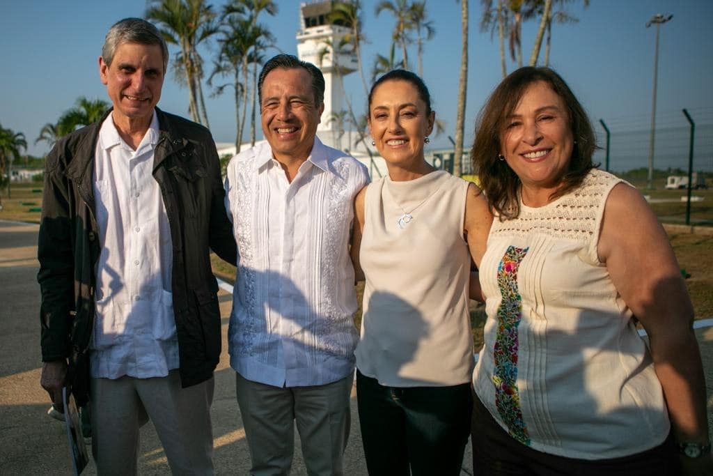 Claudia Sheinbaum en reunión en veracruz