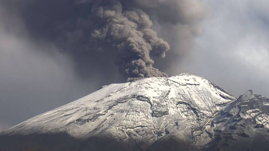 Erupciones Popocatepetl
