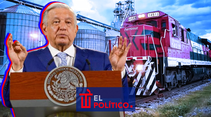 AMLO expropia tramo Ferrosur Grupo México