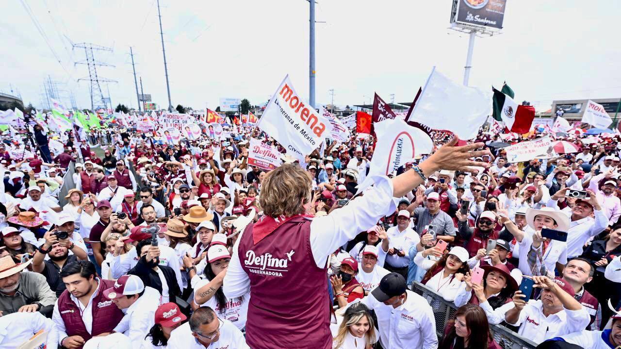 Delfina Gómez cierre de campaña 