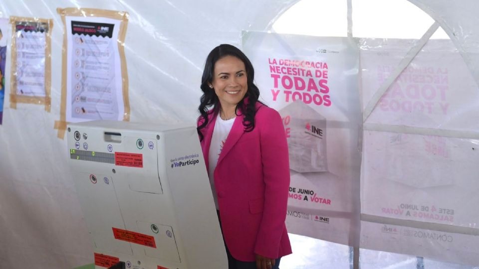 Alejandra del Moral llama a mexiquense a votar