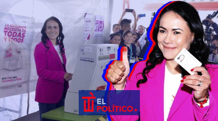 Edomex. Alejandra del Moral vota en Cuautitlán Izcalli