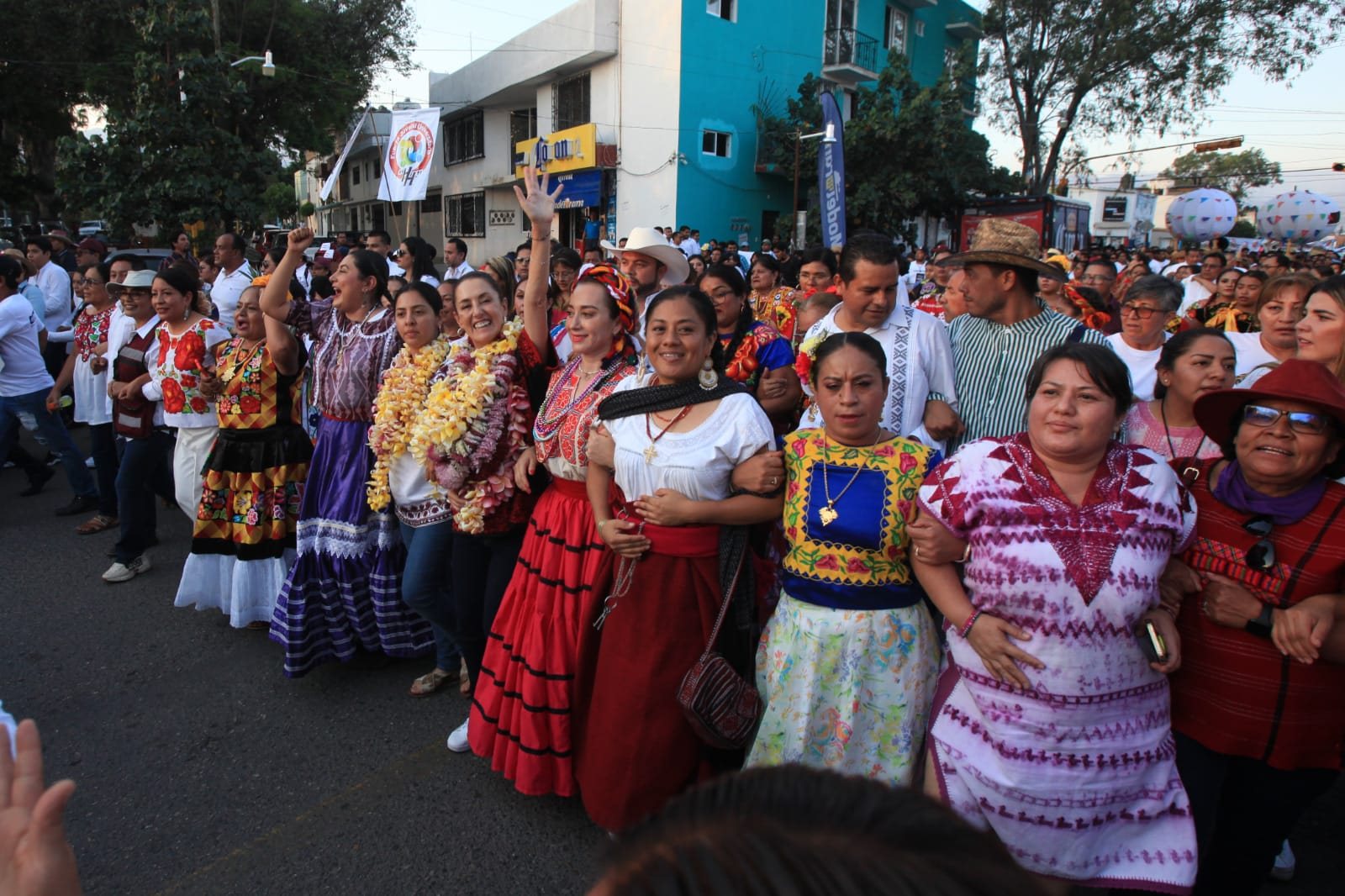 Oaxaca Sheinbaum reitera que es tiempo de Mujeres y de la 4T