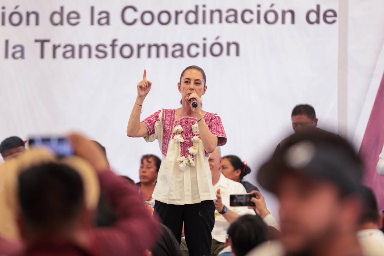 'El pueblo decidirá quién continuará con la 4T', asegura Sheinbaum en Tlaxcala