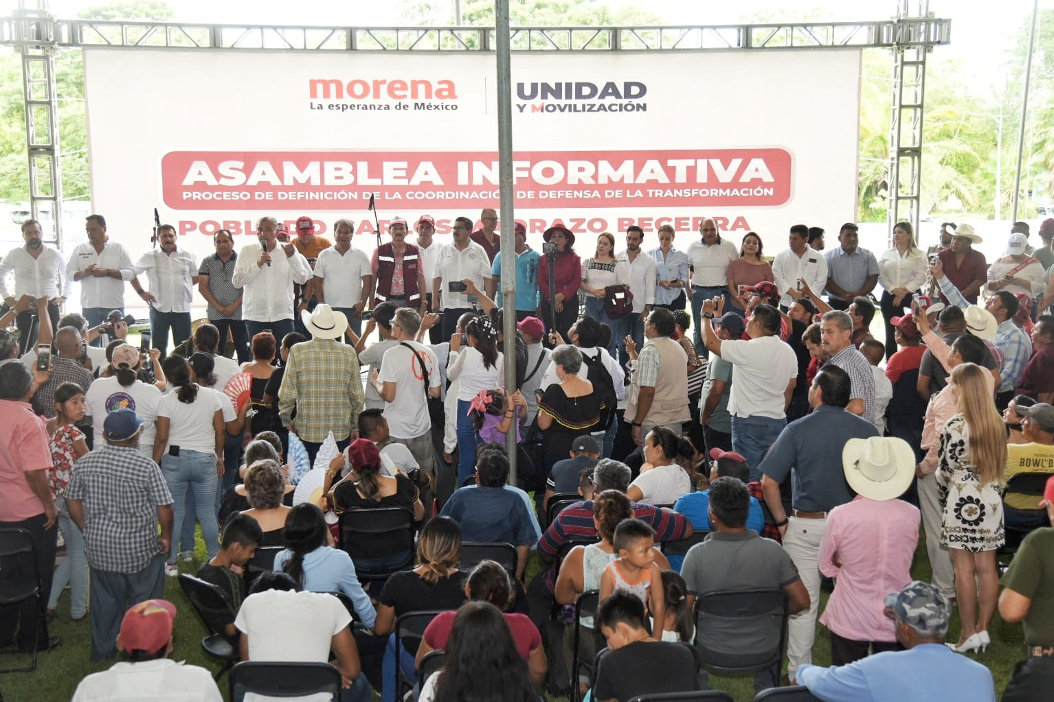 Adán Augusto asamblea informativa Quintana Roo