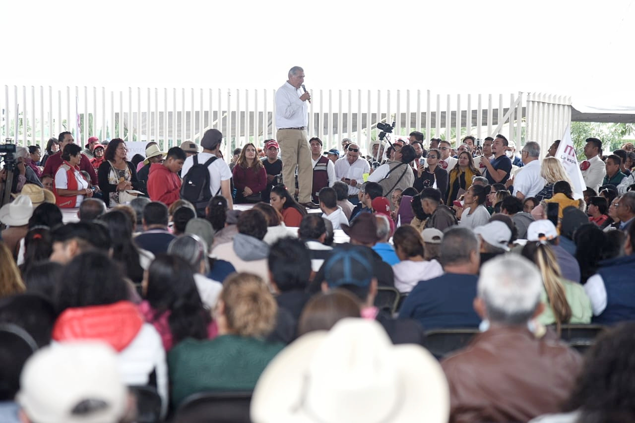 Adán Augusto celebra el triunfo de Morena en el Edomex 