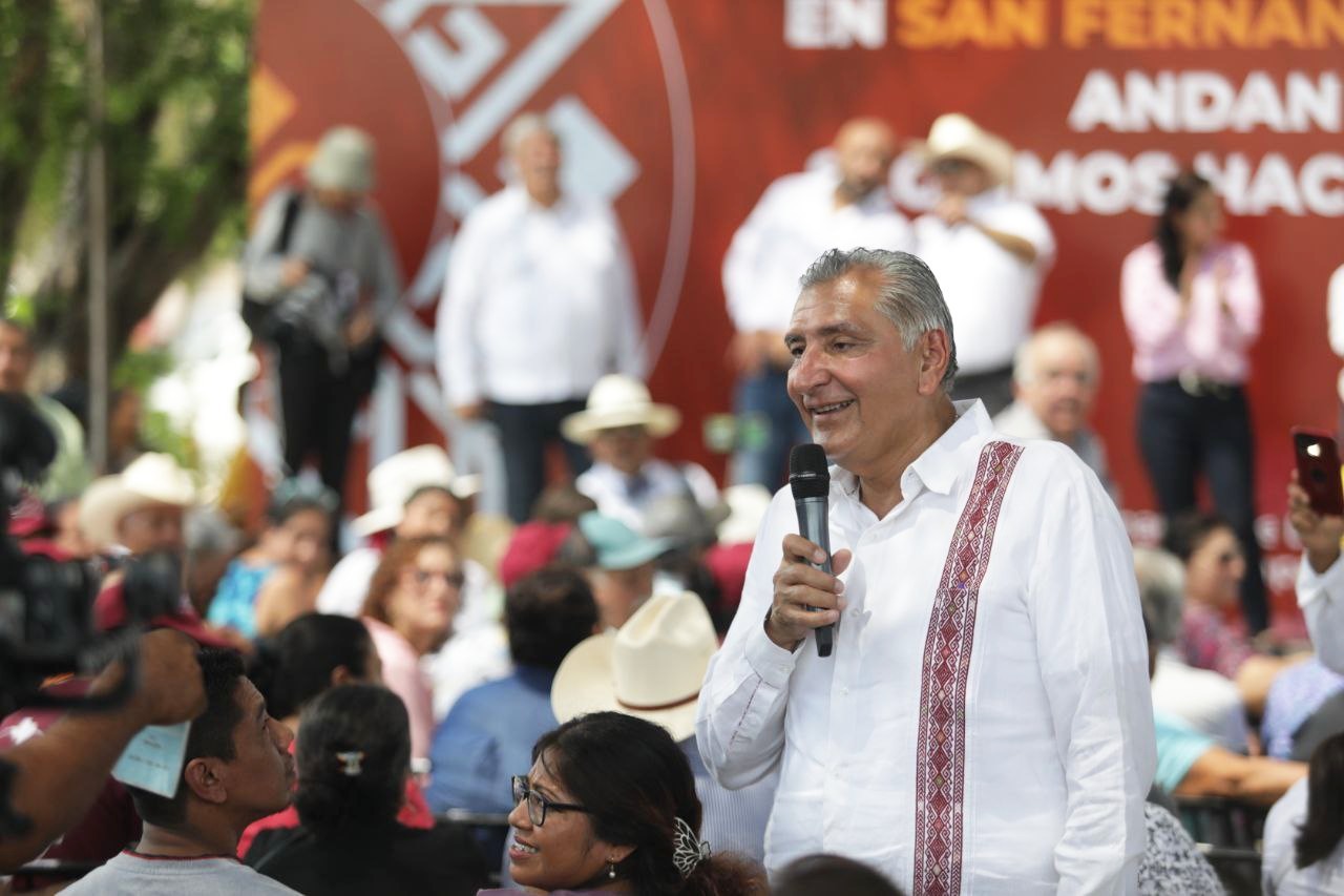 Adán Augusto en San Fernando