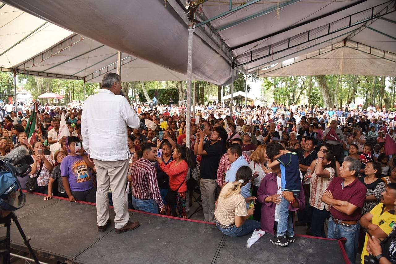 Adán Augusto encabeza asambleas 