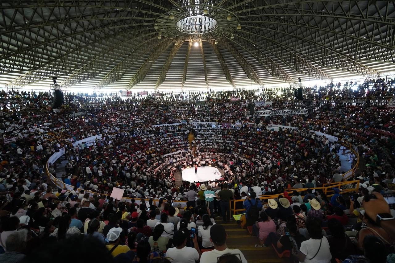 Asamblea informativa de Sheinbaum en Tapachula