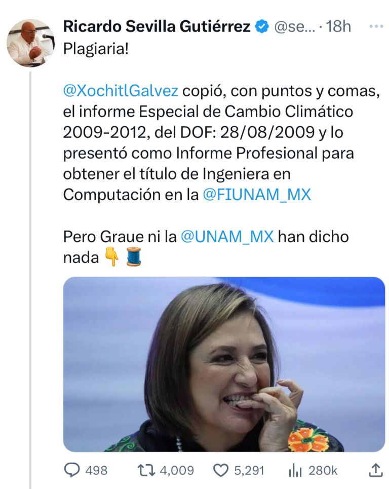 Denuncian Plagio Xochitl