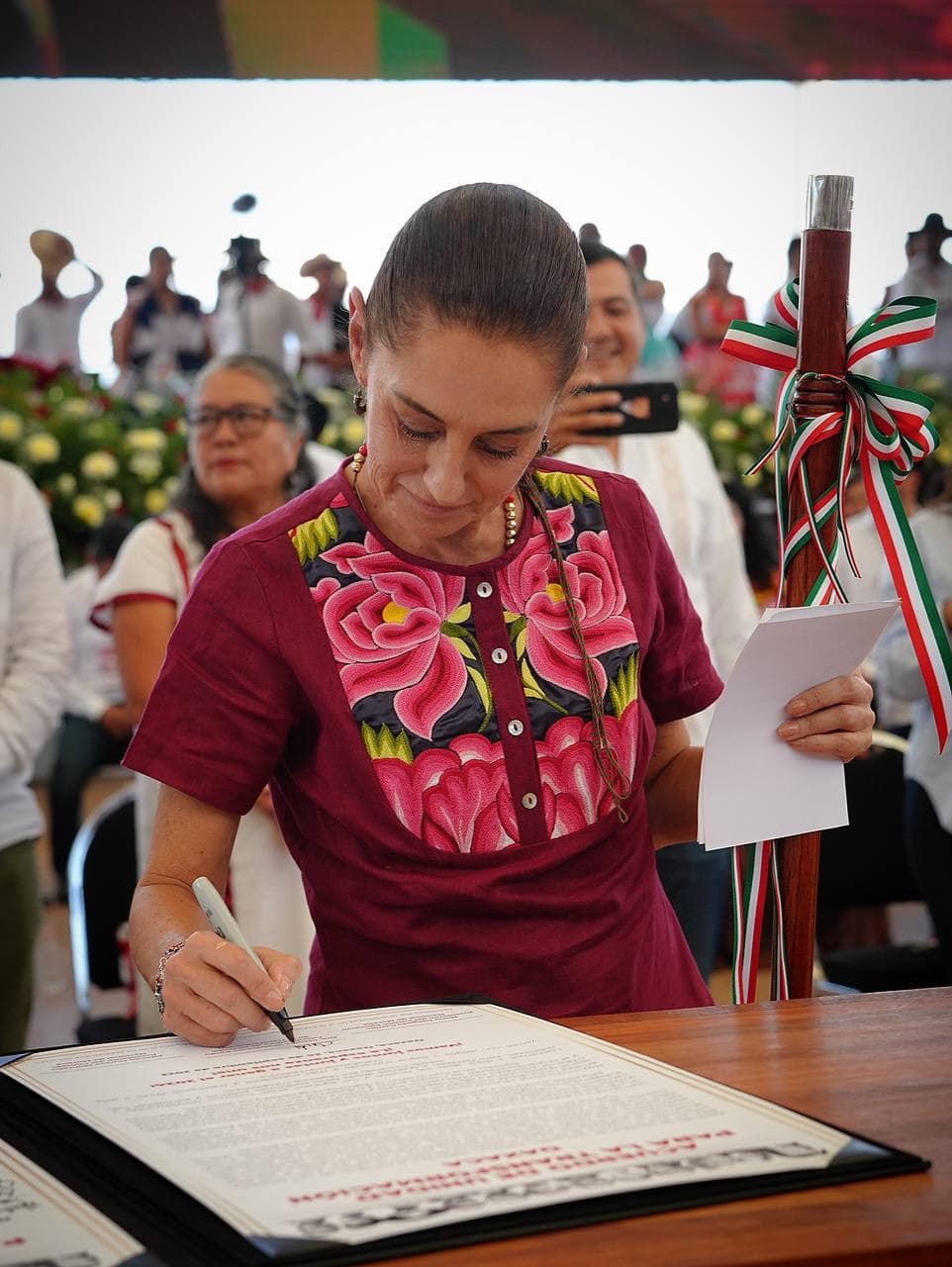 Sheinbaum firma acuerdo de Unidad en Oaxaca