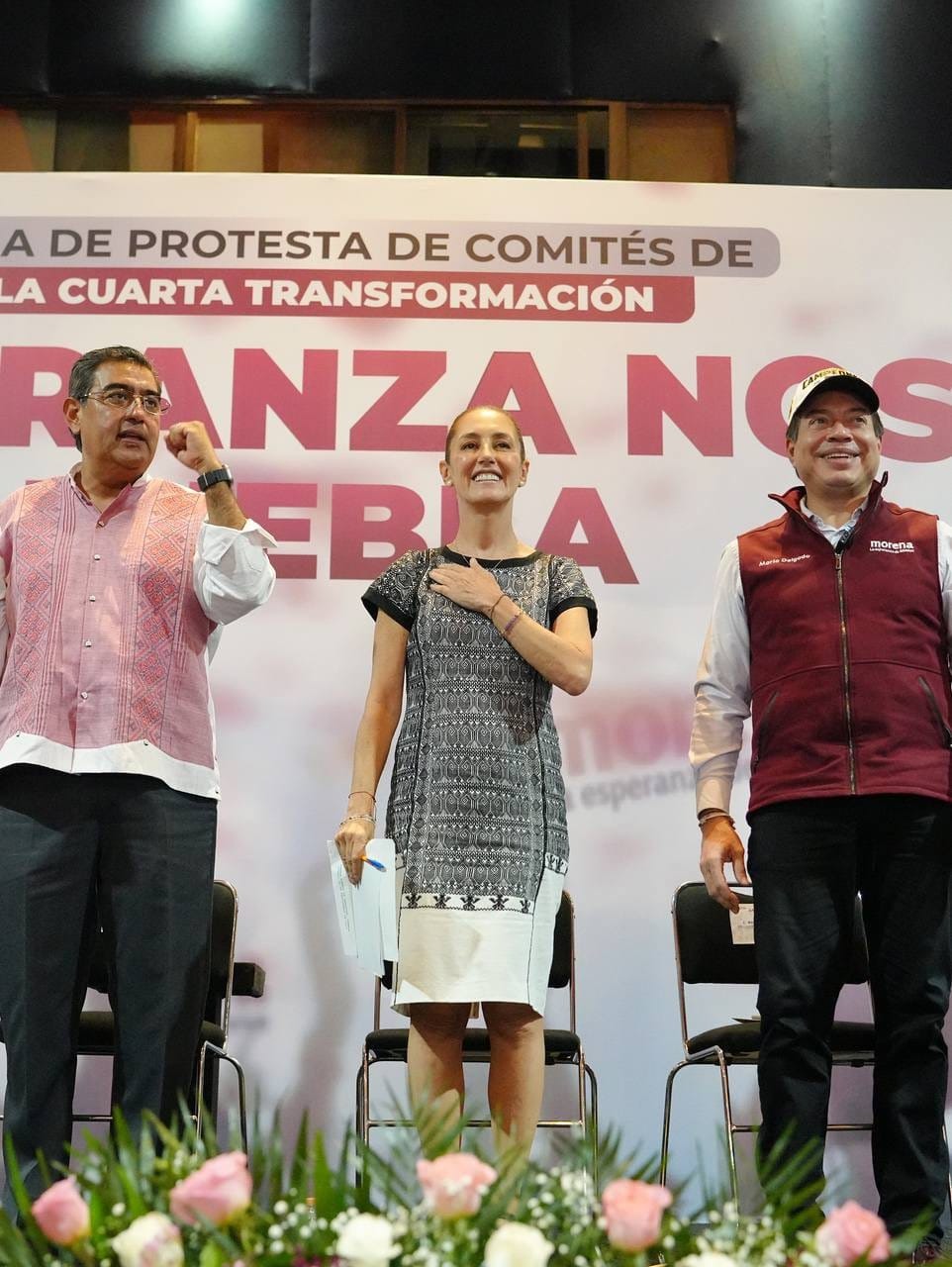 Sheinbaum firma acuerdo de Unidad en Puebla