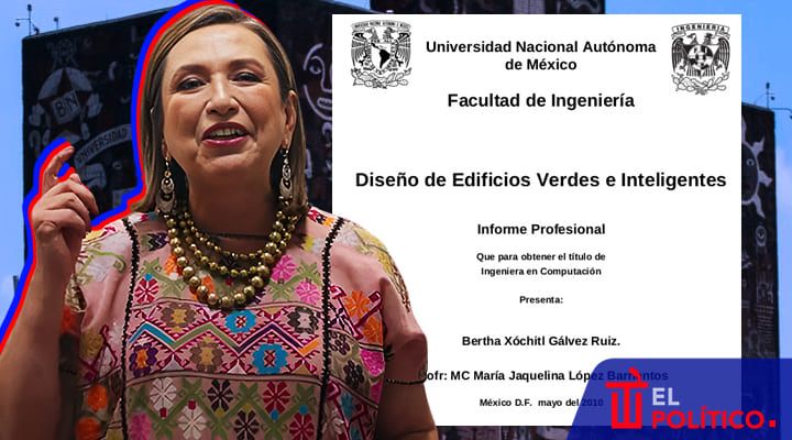 Pide UNAM a Comité de Ética analizar informe de titulación de Xóchitl  Gálvez tras supuesto plagio – Contraste, Política y Sociedad