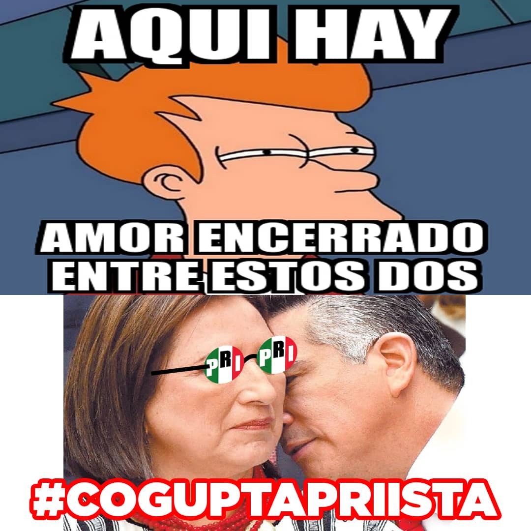 Redes hacen memes de foto de Xóchitl Gálvez y Alito Moreno