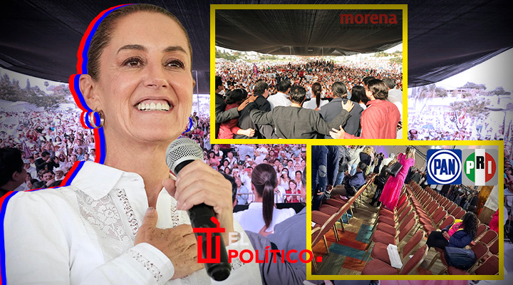Morena es un partido de millones de mexicanos: Sheinbaum sobre afluencia en giras