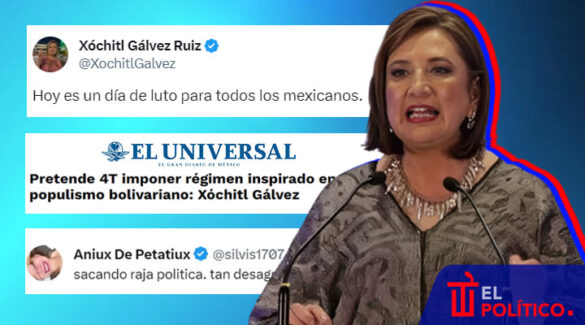 Xóchitl Gálvez se aprovecha Otis