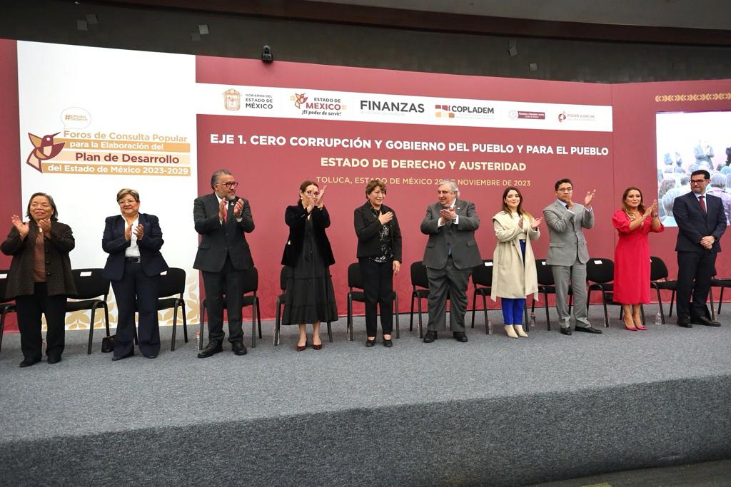Delfina Gómez pide denunciar actos de corrupción 