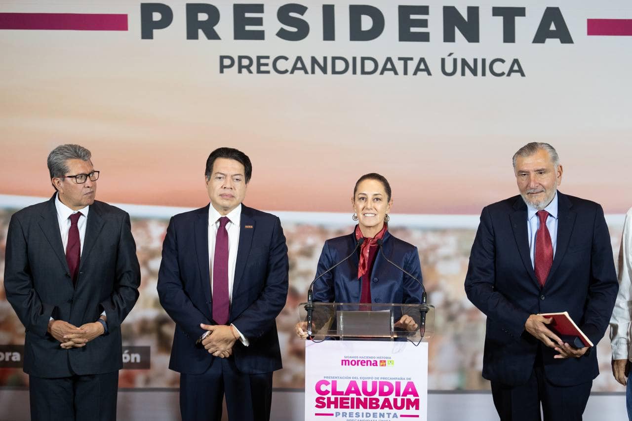 Equipo de precampaña de Claudia Sheinbaum