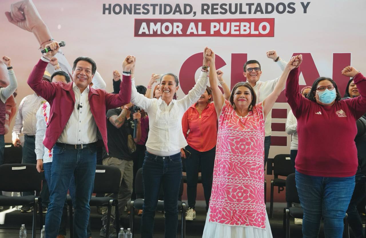 "Juntas somos dinamita" sostuvo Sheinbaum a Clara Brugada