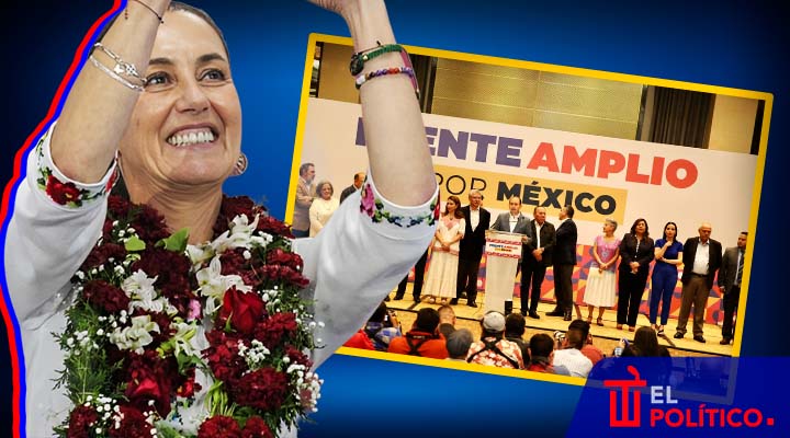 Sheinbaum condena autoritarismo de Frente Amplio por México