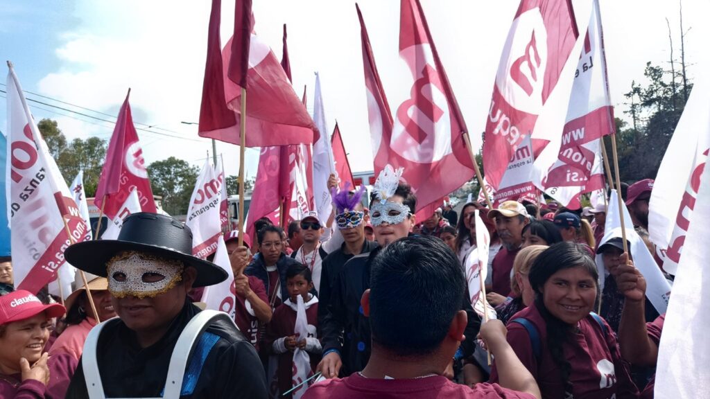 Simpatizantes de Morena