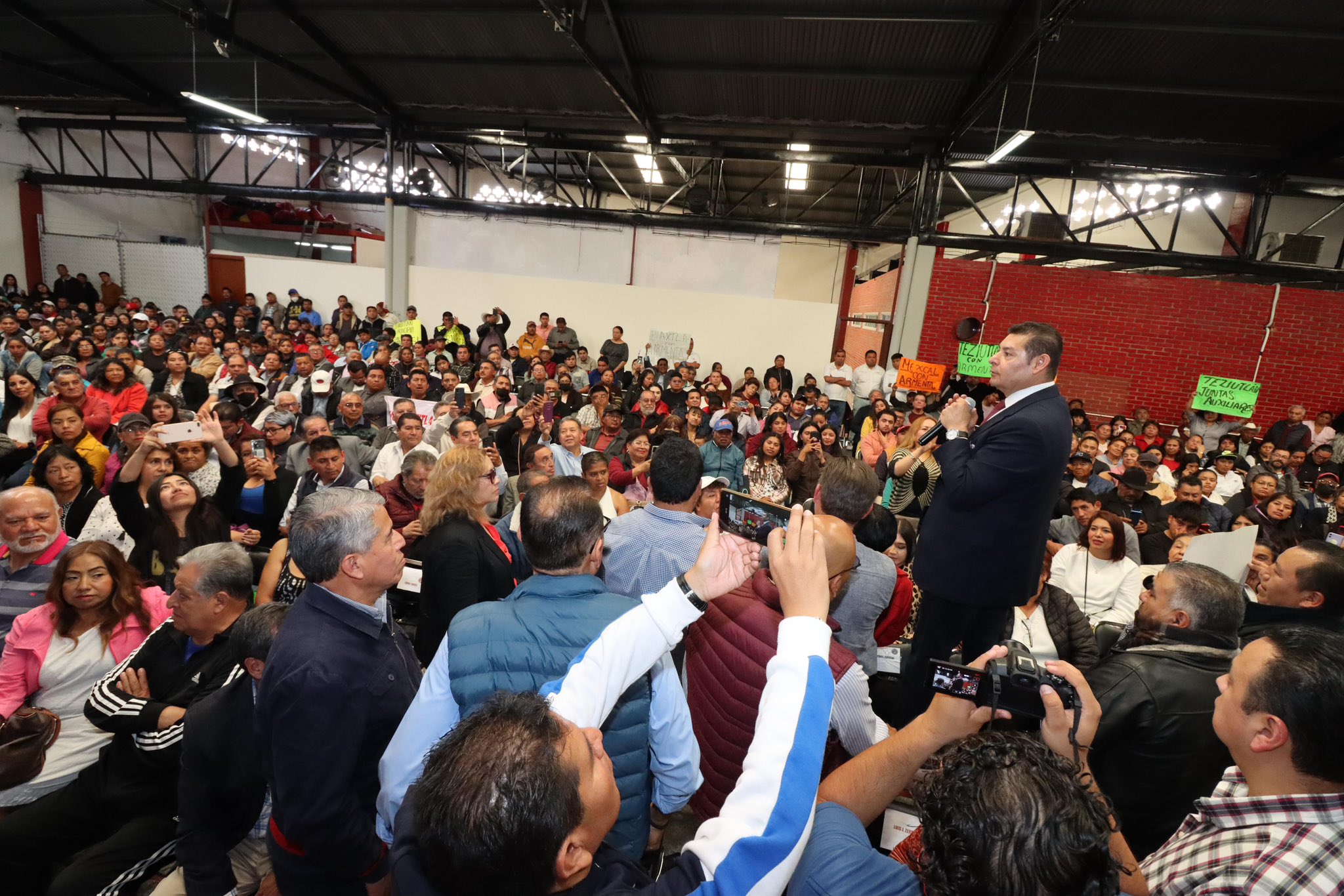 Armenta llama a la unidad en Puebla entorno a AMLO y Sheinbaum 