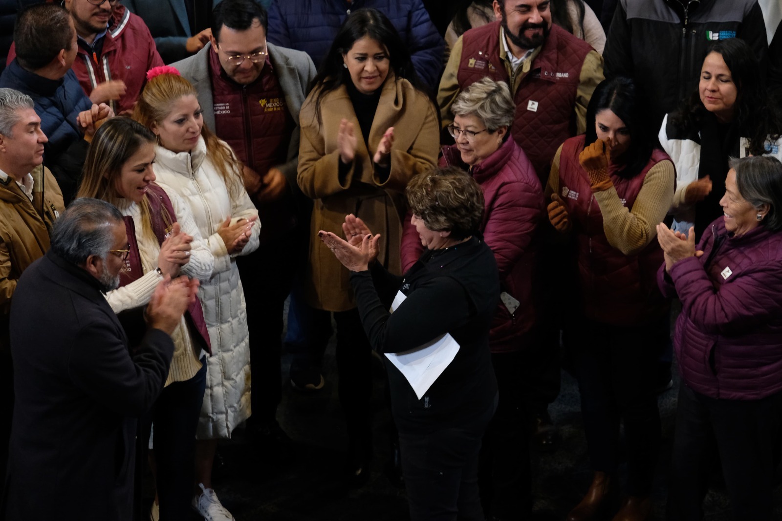 Delfina Gómez agradece a su gabinete y equipo de trabajo 