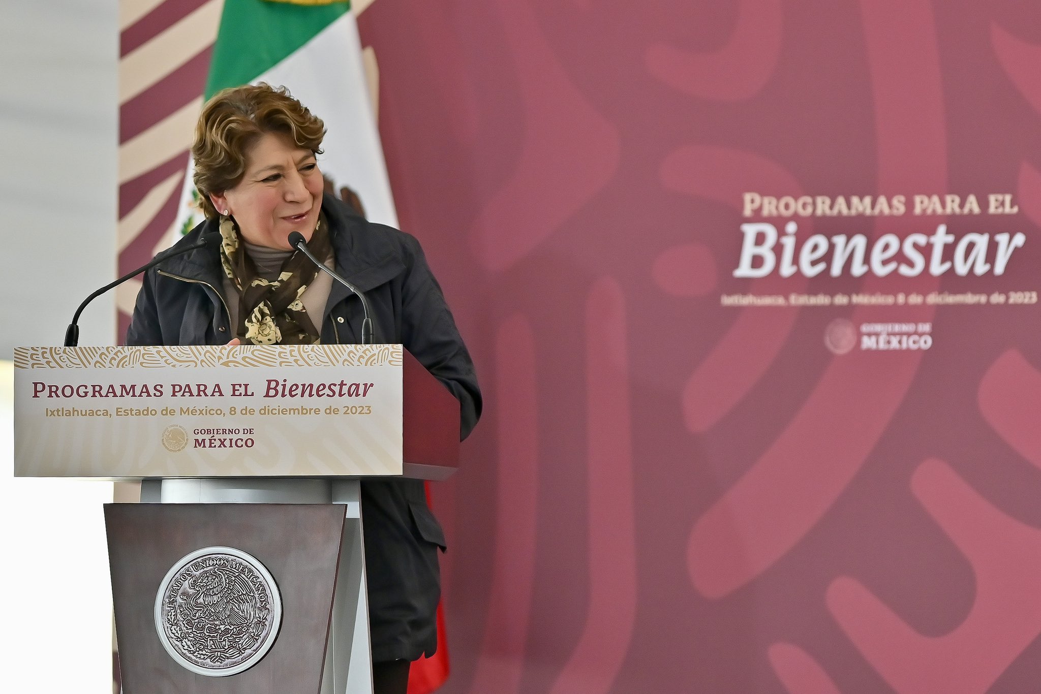Delfina Gómez aseguró se dará apoyo a mujeres