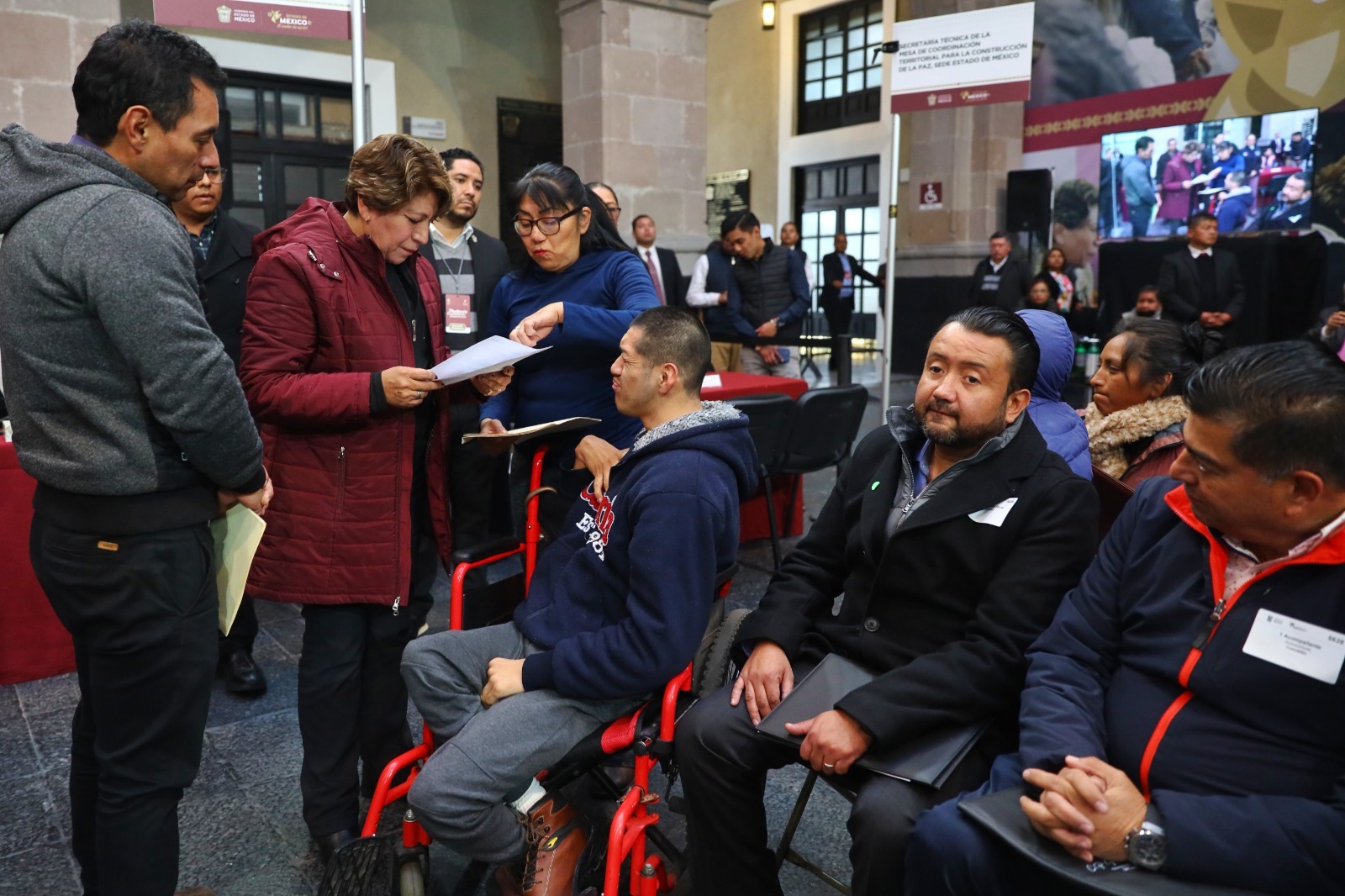 DElfina gómez habilita espacios a personas discapacitadas