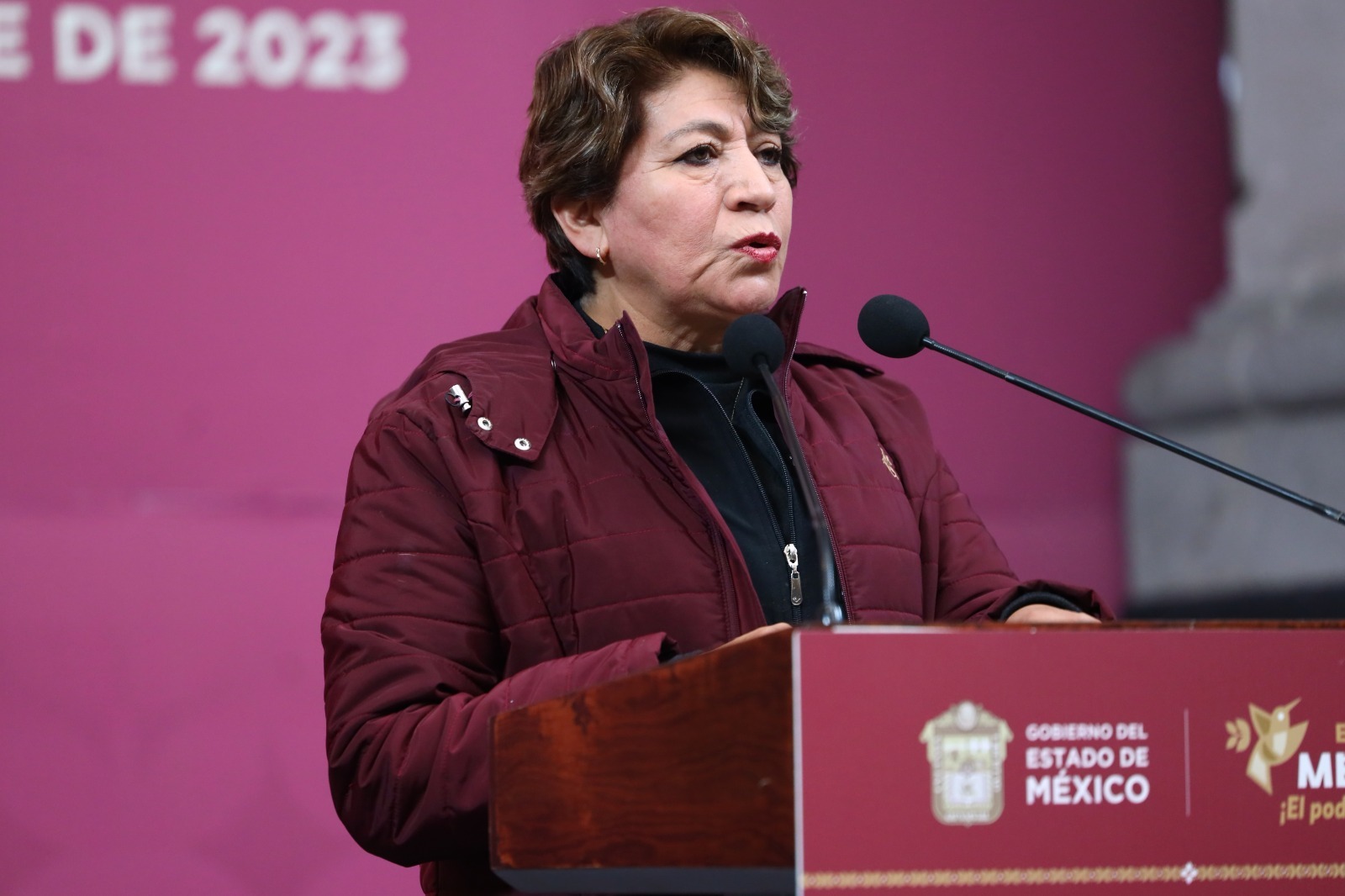 DElfina Gómez realzia segunda audiencia en Edomex